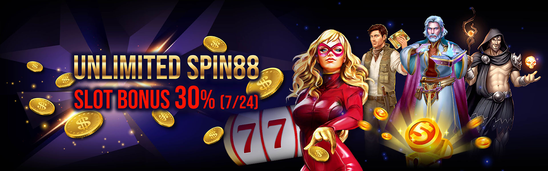 Unlimited Spin88 Slot Bonus